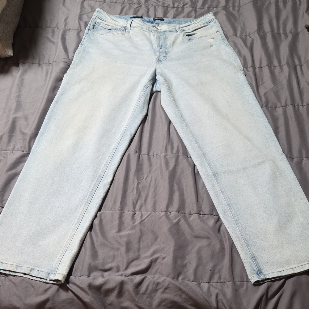 wild fable Light Wash Straight Leg Jeans - Pale Blue